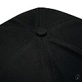 6-panel baseball cap, black