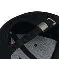 6-panel baseball cap, black