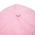 6-panel baseball cap, pink