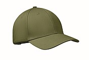 6 panel cotton baseball cap, army Green