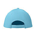 6 panels baseball cap, baby blue