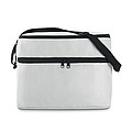 600D Cooler bag with 2 compartments and aluminium foil lining. Adjustable shoulder strap.
