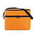 600D Cooler bag with 2 compartments and aluminium foil lining. Adjustable shoulder strap.