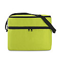 600D Cooler bag with 2 compartments and aluminium foil lining. Adjustable shoulder strap.
