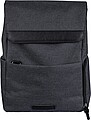 600D polyester canvas 15 inch laptop backpack Dennis, black