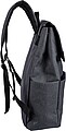 600D polyester canvas 15 inch laptop backpack Dennis, black