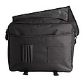 600D polyester document bag, black