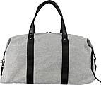 600D recycled polyester duffle bag Desmond, light grey