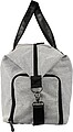 600D recycled polyester duffle bag Desmond, light grey
