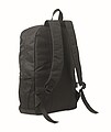 600D RPET polyester backpack, black
