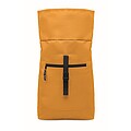 600Dpolyester rolltop backpack, ochre