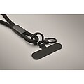 60W charging and data lanyard, black