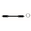 60W charging cable keyring, black