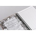 70 lined sheet ring notebook