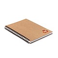 70 lined sheet ring notebook