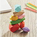 8 stacking wood rocks in pouch MO6710-13