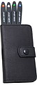 A small manicure in a leather case with a zipper