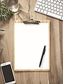 A4 bamboo clipboard