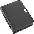 A4 Bonded leather folder Black