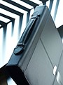 A4 Bonded leather folder Black