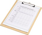 A4 cardboard clipboard