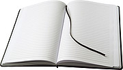 A4 Notebook in a PU caseBlack