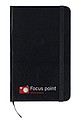 A5 block note checked paper, black