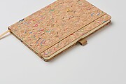 A5 cork coloured notebook, beige