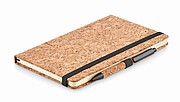 A5 cork notebook and pen set