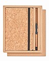 A5 cork notebook and pen set