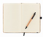 A5 cork notebook and pen set