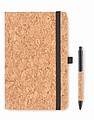 A5 cork notebook and pen set