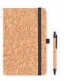 A5 cork notebook and pen set