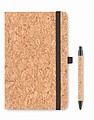 A5 cork notebook and pen set