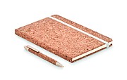 A5 cork notebook and pen set