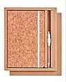 A5 cork notebook and pen set