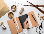 A5 Deluxe design notebook cover, grey
