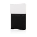 A5 Deluxe notebook with smart pockets, white
