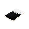 A5 Deluxe notebook with smart pockets, white