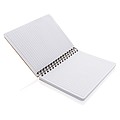 A5 Kraft spiral notebook with sticky notes,brown