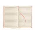 A5 notebook 96 lined sheets, baby pink