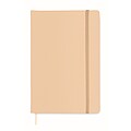 A5 notebook 96 lined sheets, beige