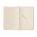 A5 notebook 96 lined sheets, beige
