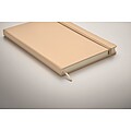 A5 notebook 96 lined sheets, beige