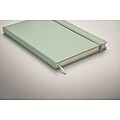 A5 notebook 96 plain sheets, mint green
