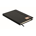 A5 notebook hard RPET cover, black