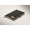 A5 notebook hard RPET cover, black