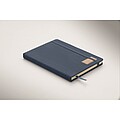 A5 notebook hard RPET cover, blue