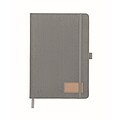 A5 notebook hard RPET cover, grey
