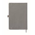 A5 notebook hard RPET cover, grey